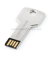 İsim Baskılı Anahtar Şeklinde Kişiye Özel Usb Bellek 16 gb