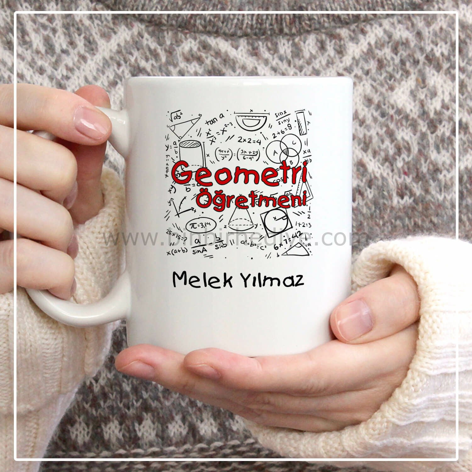 Geometri Öğretmeni Kupa Bardak Model 03