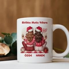 Yılbaşı Özel Tasarım Kupa Bardak Model 01