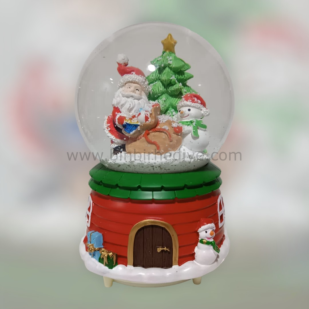 Yılbaşı Temalı Kar Küresi Model1